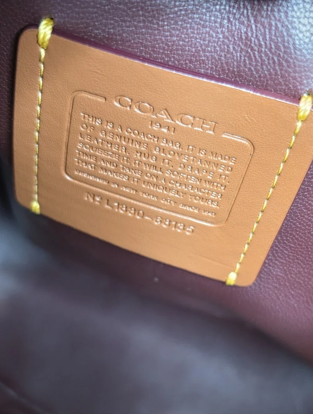 COACH FRAME SADDLE BAG 68135